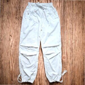 Finesse Maddox White Parachute Pants